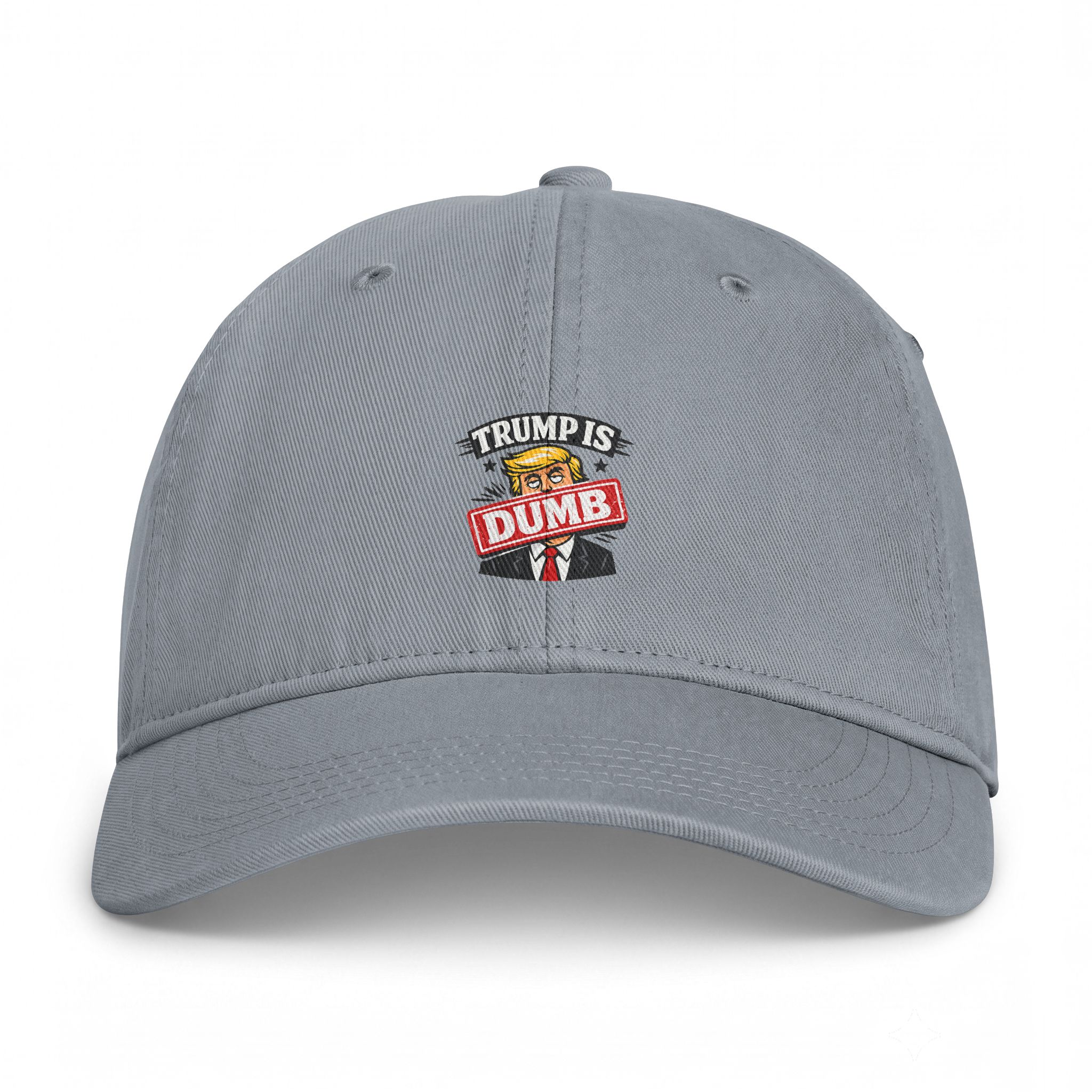 Embroidered 'Trump Is Dumb' Washed Coastal Cap - Image 2
